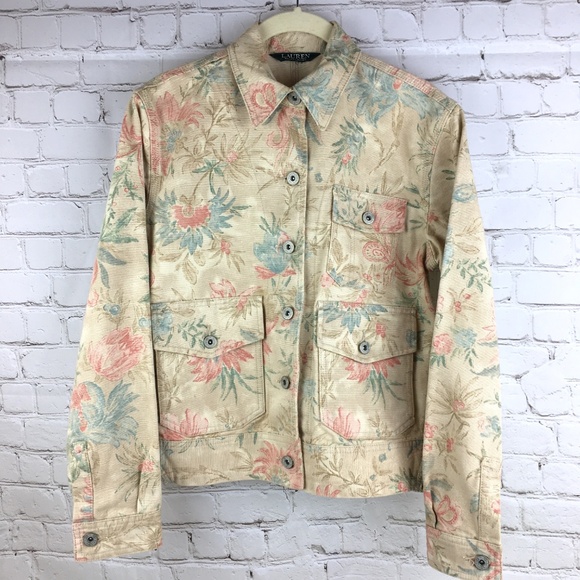 ralph lauren floral jacket